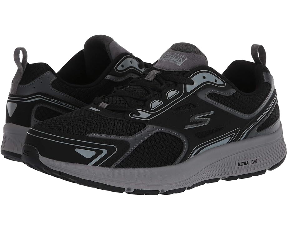 

Кроссовки SKECHERS Go Run Consistent, цвет Black/Gray, Черный, Кроссовки SKECHERS Go Run Consistent, цвет Black/Gray