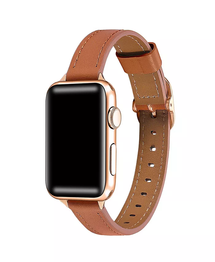 

Кожаный ремешок Carmen для Apple Watch 44, 45, 46, 49 мм Posh Tech, розовый