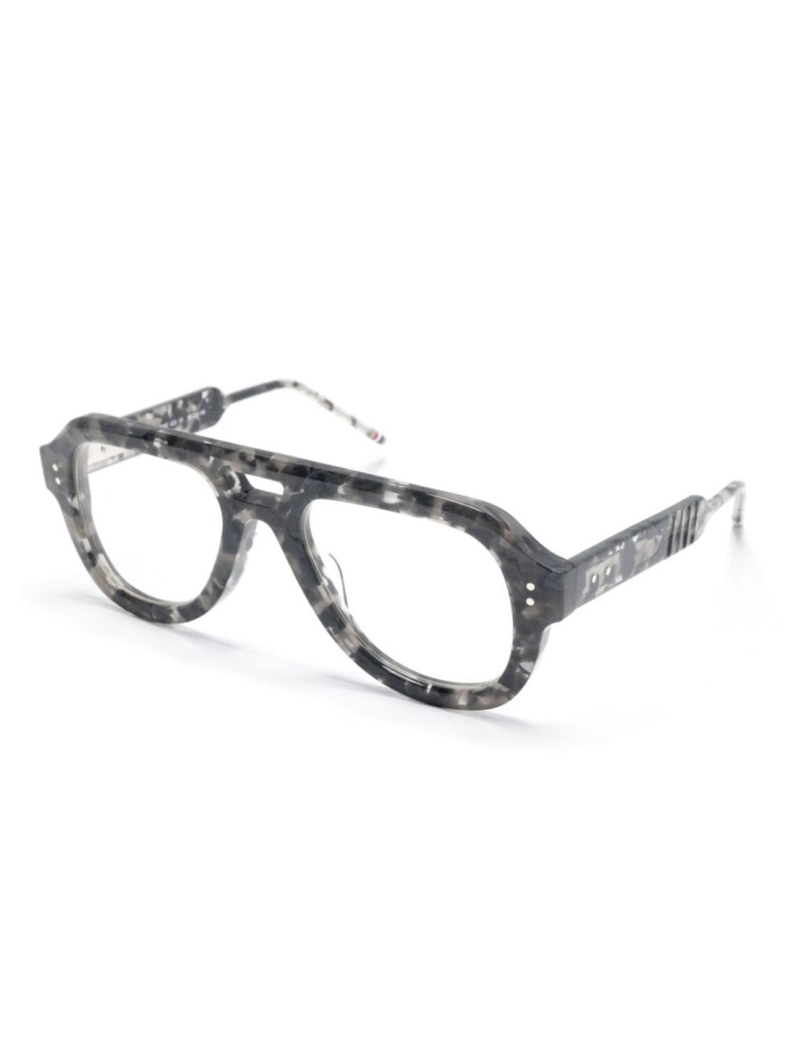 

Thom Browne Eyewear очки в оправе пилота, серый