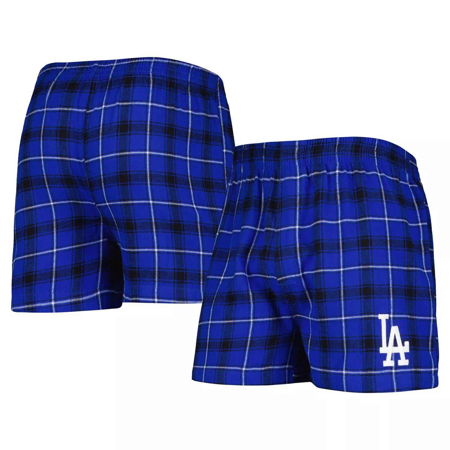 

Мужские фланелевые боксеры Concepts Sport Royal/Black Los Angeles Dodgers Ledger