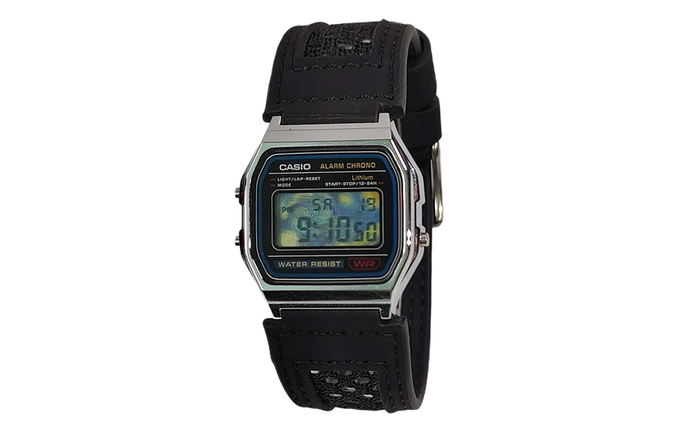 

CASIO Часы Retrofit Series Quartz Movement Leather Strap Watch Unisex Black Dial