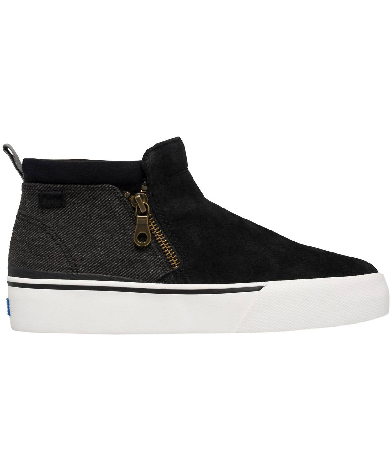 Женские ботинки Cooper на шнуровке черные Keds