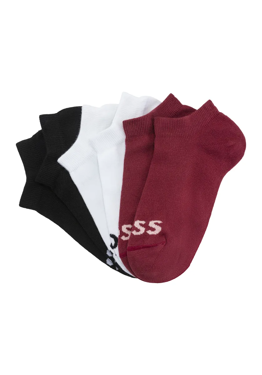 

Носки-кроссовки BOSS "3P AS Logo CC W" (3 шт. в упаковке), с надписью логотипа BOSS, цвет Open Miscellaneous 961