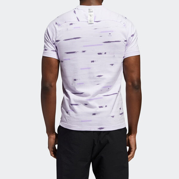Футболка men's jaq printing short sleeve white t-shirt Adidas, белый — фото 4