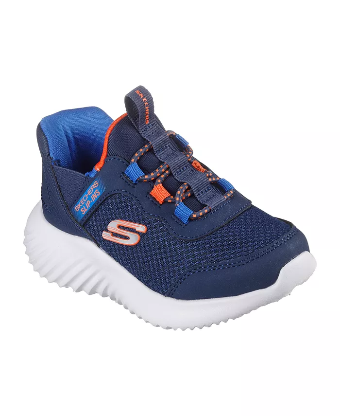 

Детские слипоны: Bounder - повседневные кроссовки Brisk-Burst от Finish Line Skechers, синий