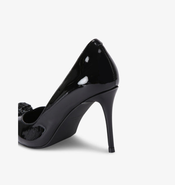 Туфли-Лодочки Belgravia из лакированной кожи с изображением головы орла Kurt Geiger London, черный — фото 3