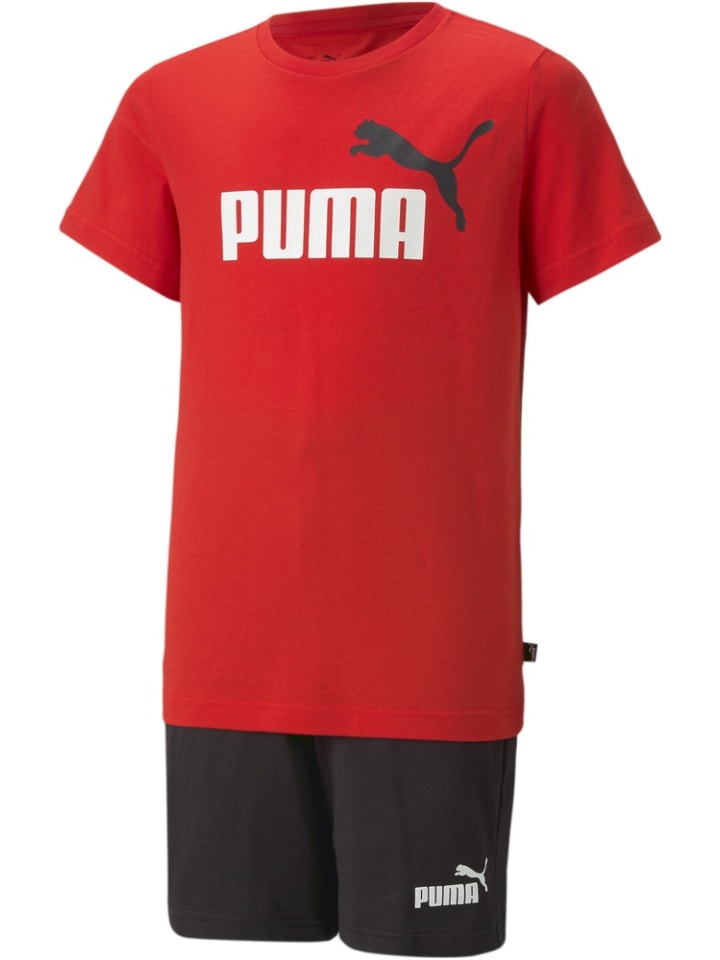 

Puma Спортивный костюм "Комплект из коротких маек B" красного цвета