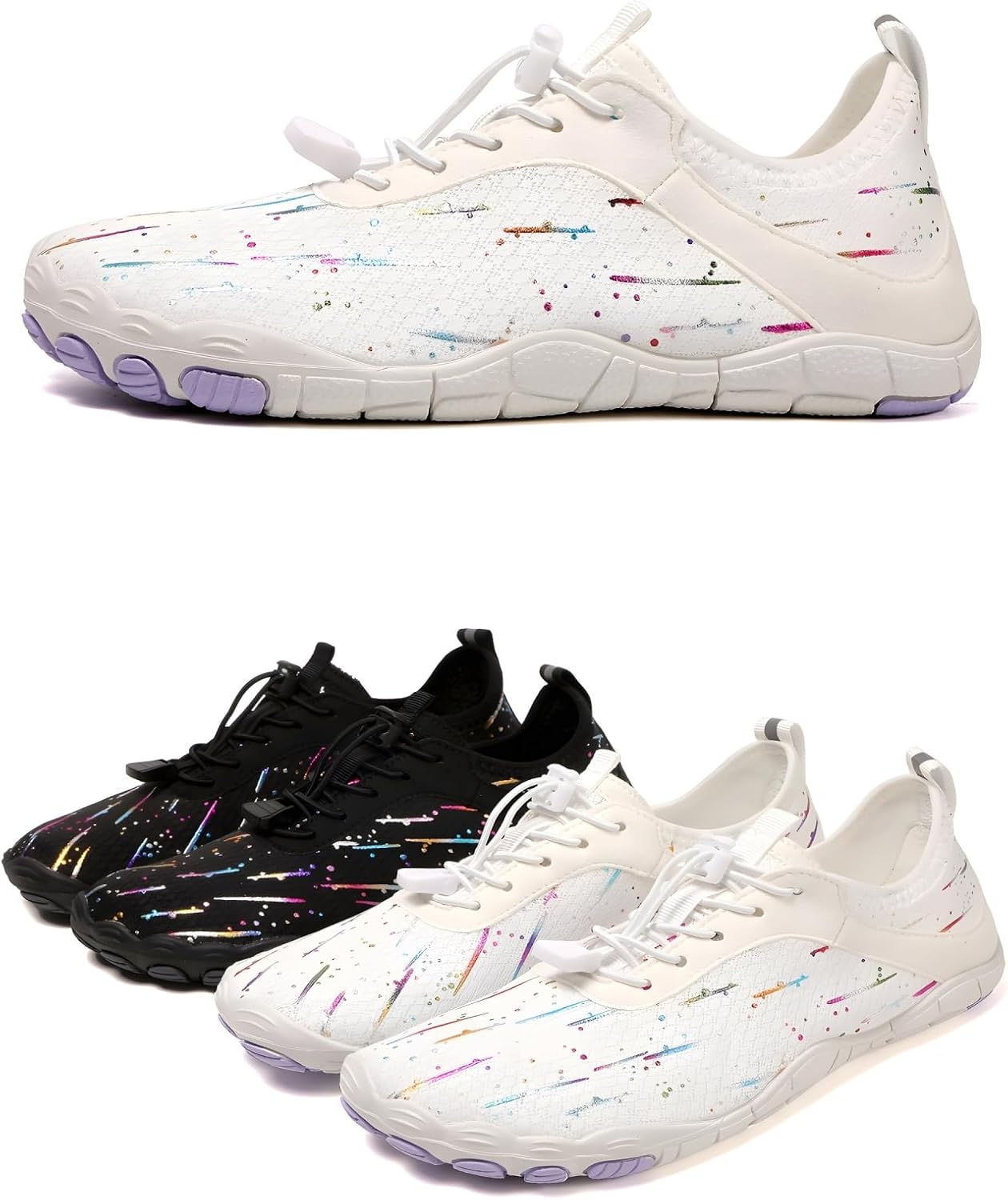 

Кроссовки для походов для женщин, новые походные кроссовки для мужчин и женщин, нескользящая обувь для трейла, обувь для походов, дышащая с широким носком Kaeril, белый