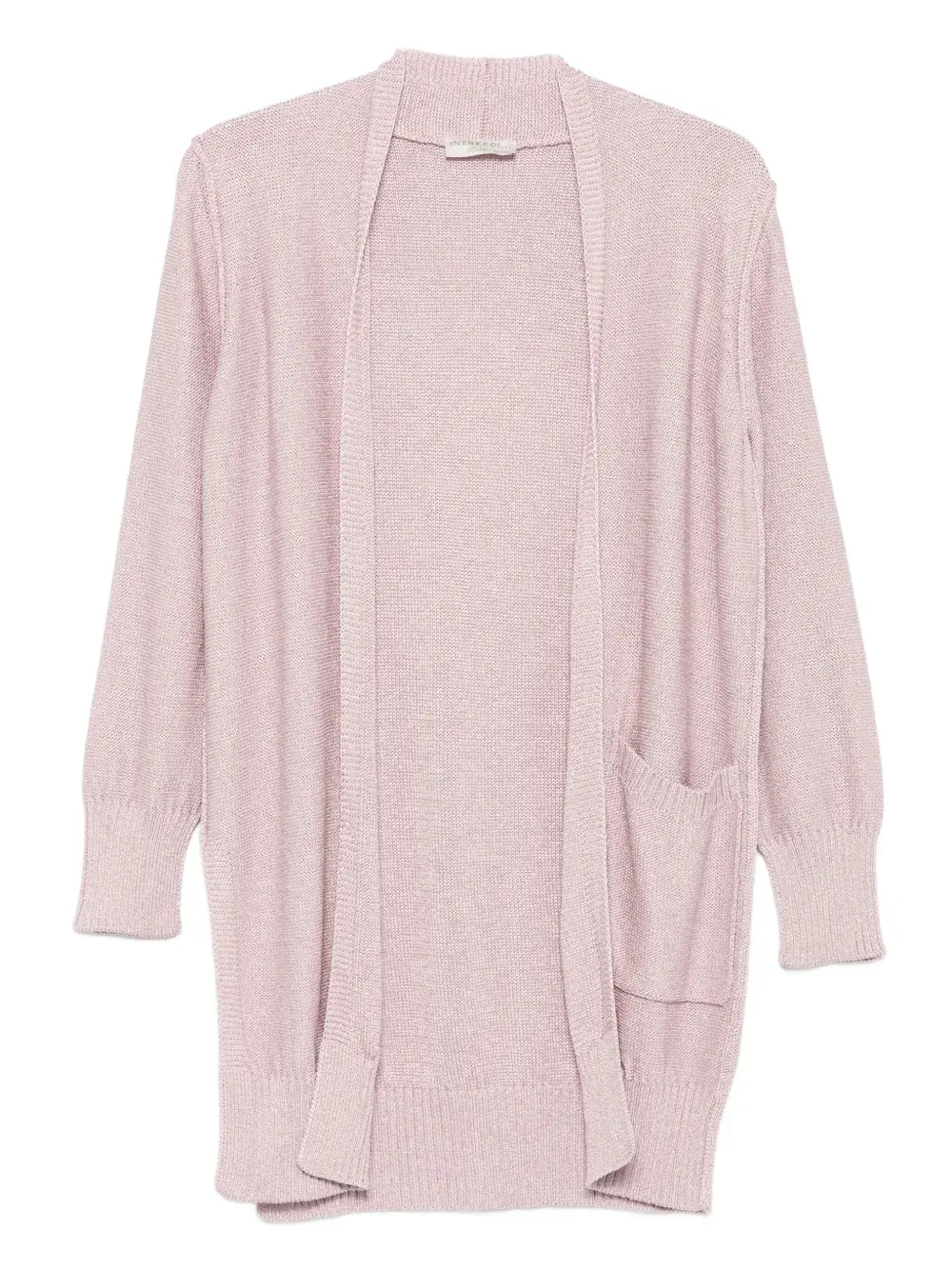 

Кардиган без застежки Intrecci, розовый