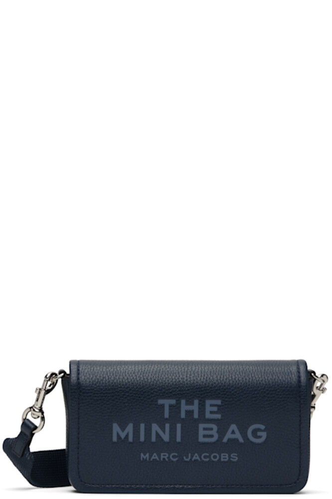 

Сумка темно-синего цвета «The Leather Mini» Marc Jacobs