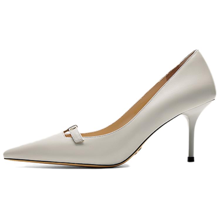 NINE WEST Женские туфли на высоком каблуке серого цвета