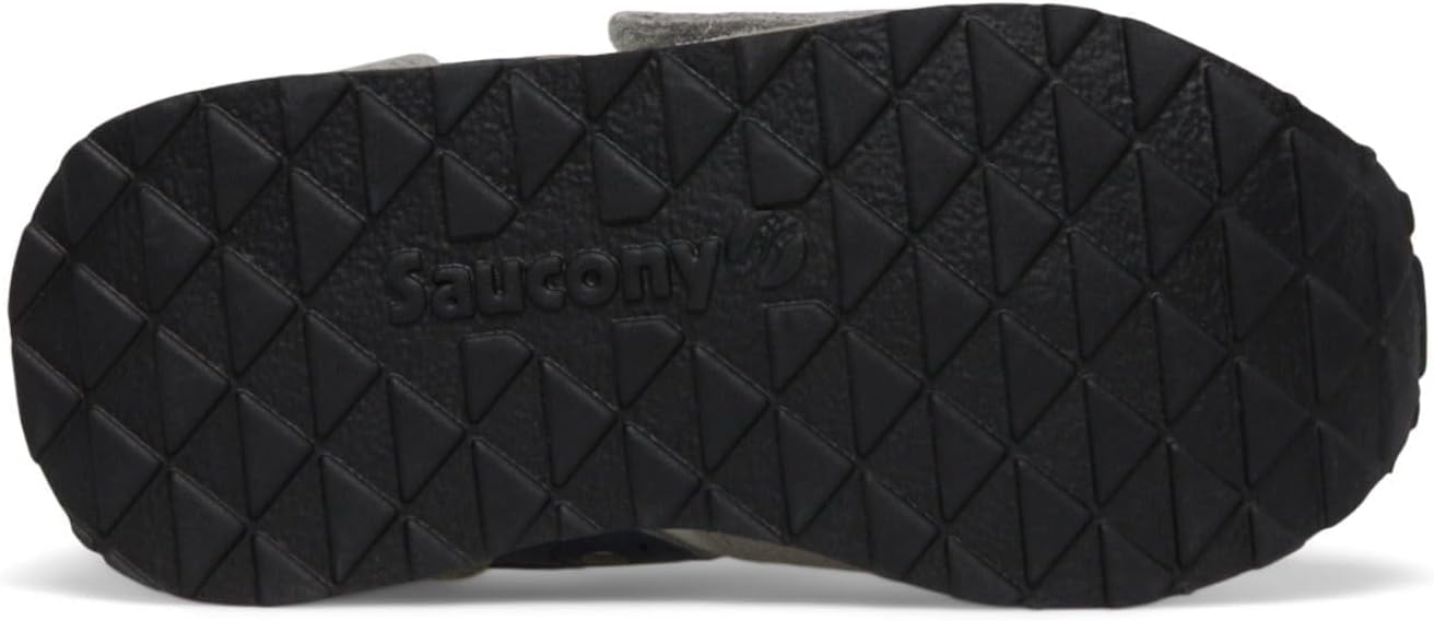 Кроссовки Saucony Unisex-Child Originals Jazz на липучке (для малышей/детей младшего возраста), синий/зеленый/серый — фото 3