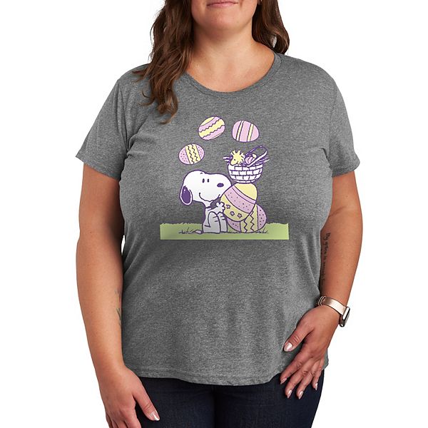 

Футболка с комиксом Snoopy & Woodstock на Пасху Licensed Character, Heather Gray, Коричневый, Футболка с комиксом Snoopy & Woodstock на Пасху Licensed Character, Heather Gray