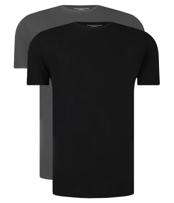 

Футболка Tommy Hilfiger Regular Fit, серый / черный