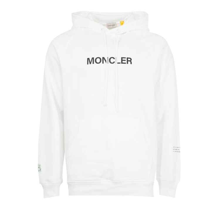 

Худи Moncler Genius x Fragment Cartoon Logo Hoodie 'White', белый