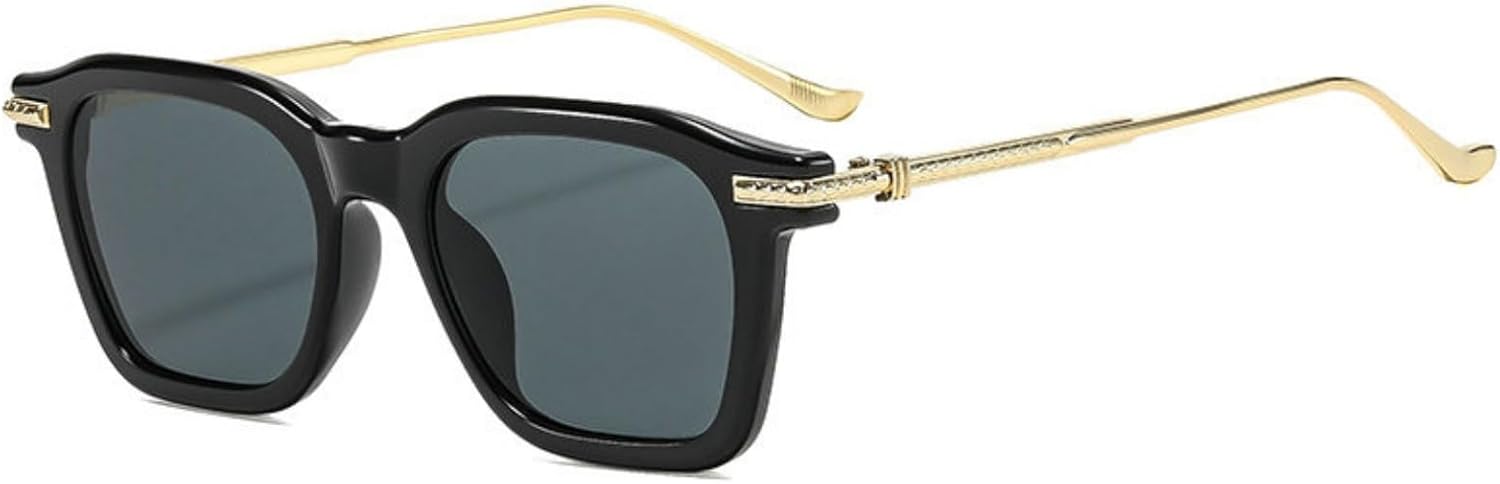 

Willochra Винтажные большие квадратные женские солнцезащитные очки в стиле ретро с градиентным переходом цвета и защитой от УФ-излучения UV400 Мужские модные черные солнцезащитные очки, C1