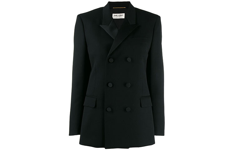 

Пиджак костюмный Saint Laurent женский, черный