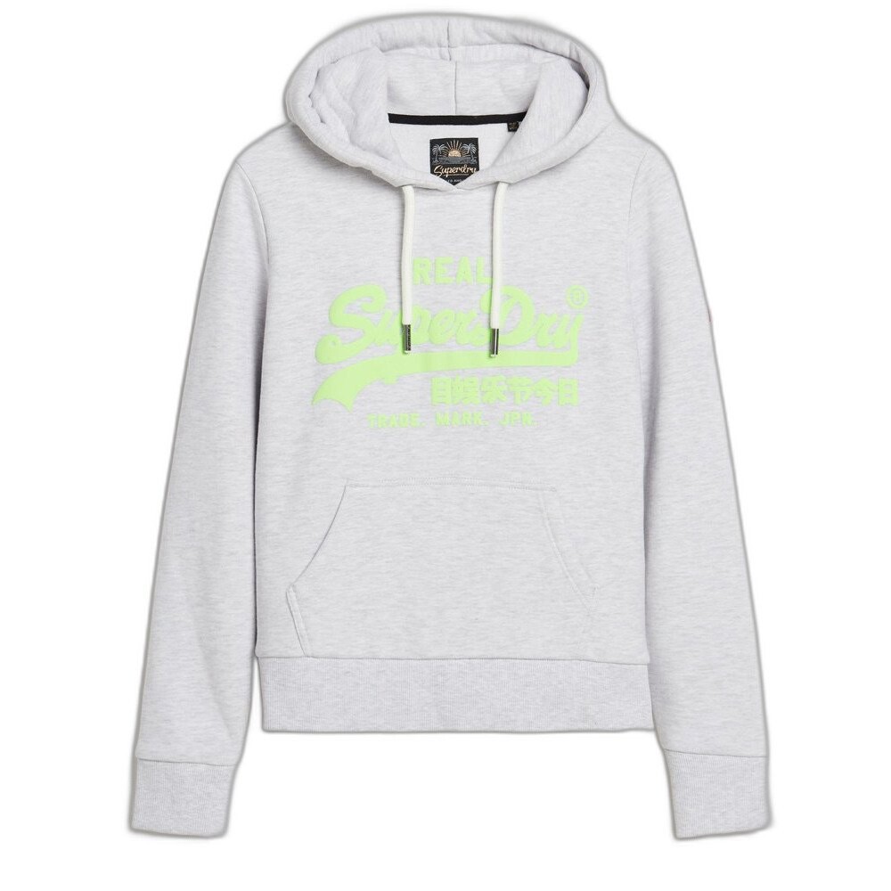 

Худи Superdry Neon Vintage Logo Graphic, серый