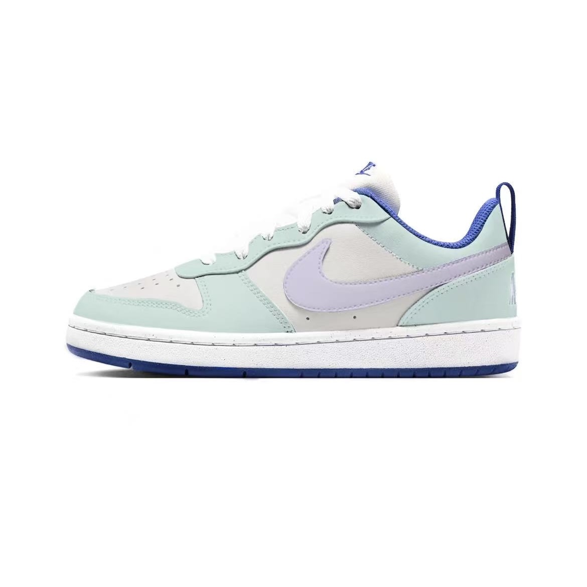 

Nike Детские кроссовки для скейтбординга Court Borough Green, цветные, нескользящие, износостойкие, низкие, для подростков