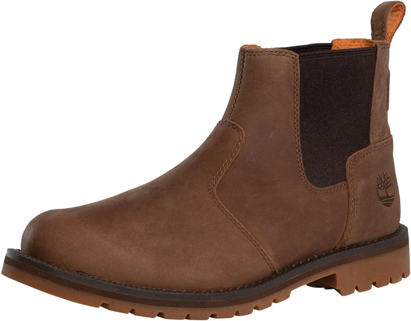 Мужские кожаные ботинки Timberland Redwood Falls Chelsea, размер M, коричневый