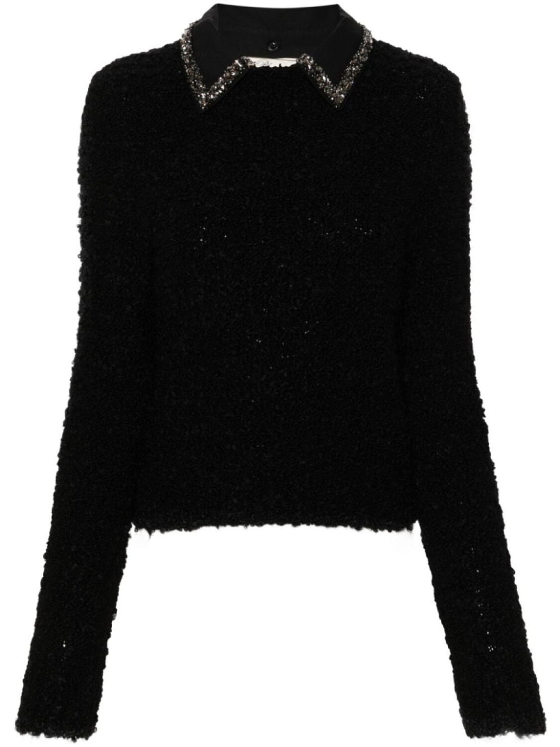 

Blumarine свитер с кристаллами, черный