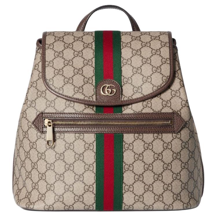 

Gucci Рюкзак Ophidia Coated Canvas, средний размер, женский, бежевый, разноцветный