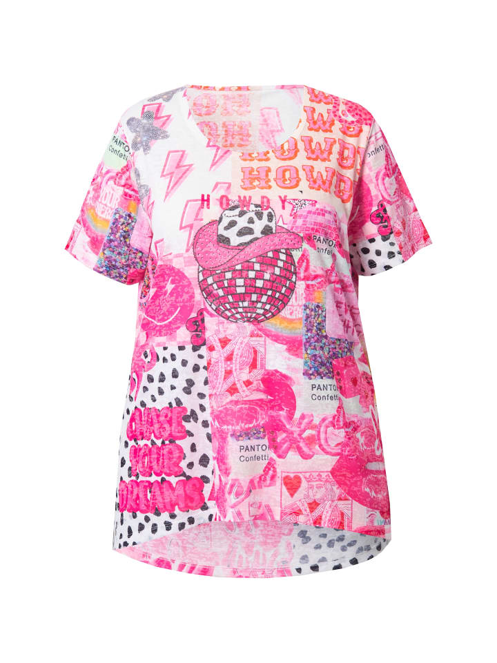

Футболка Angel of Style, цвет hibiskuspink
