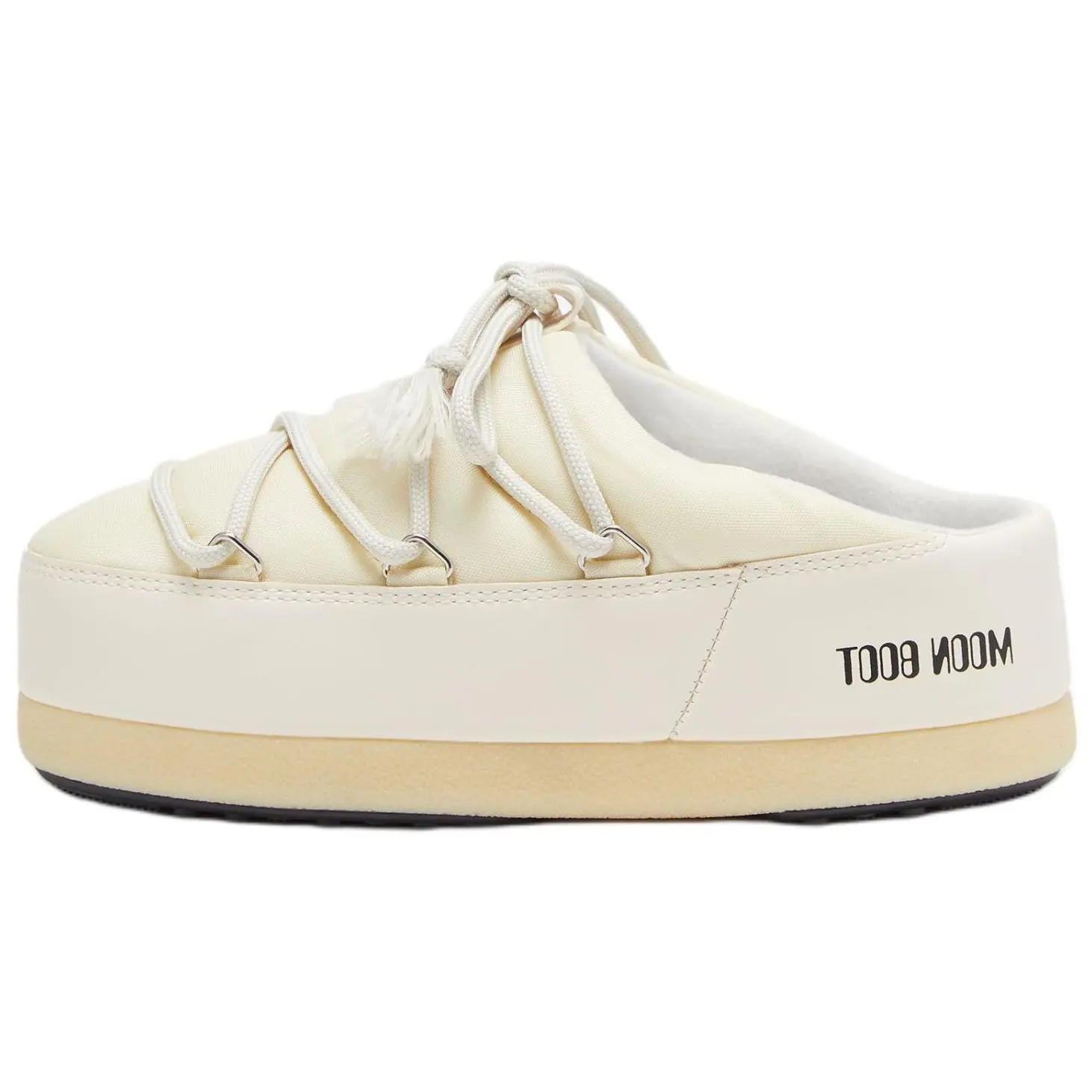 Женские мюли с логотипом Evx Moon Boot, Cream