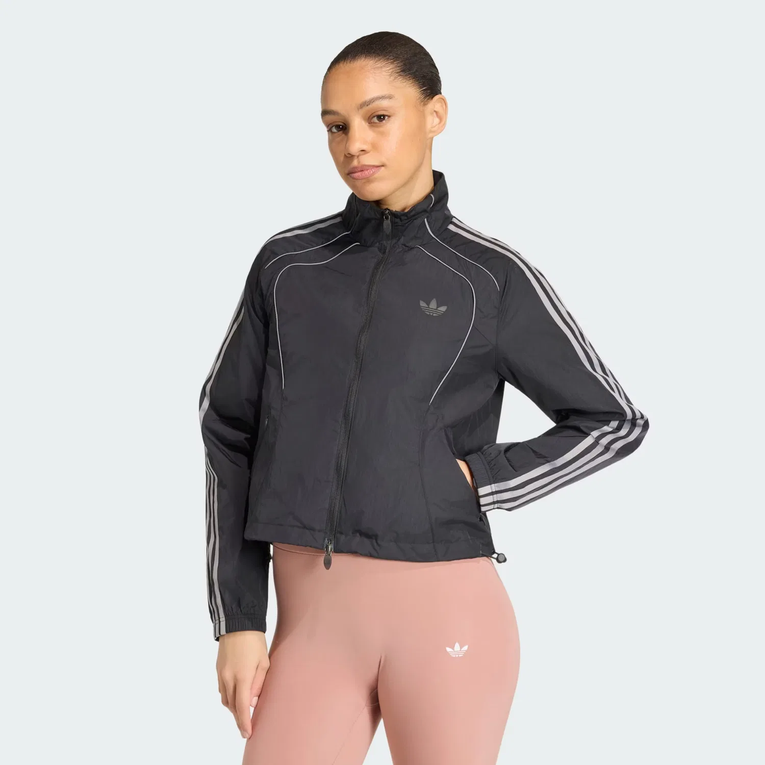 Ветровка Adidas Originals, черный — фото 2