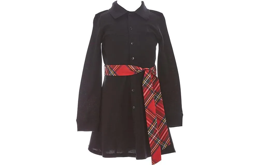 Polo Ralph Lauren Платье Kids' Apparel FW22 Black Kids' — фото 3