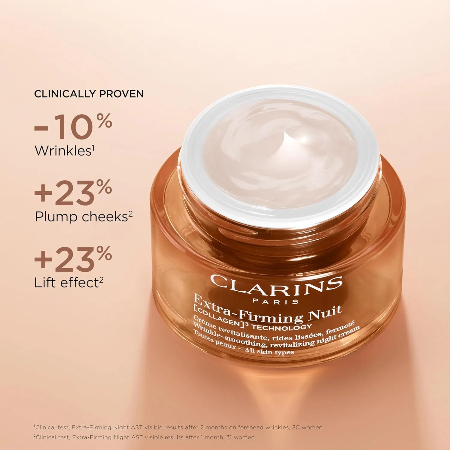 Крем для лица Clarins — Ночной -рефил Extra Firming, 50 мл — фото 3
