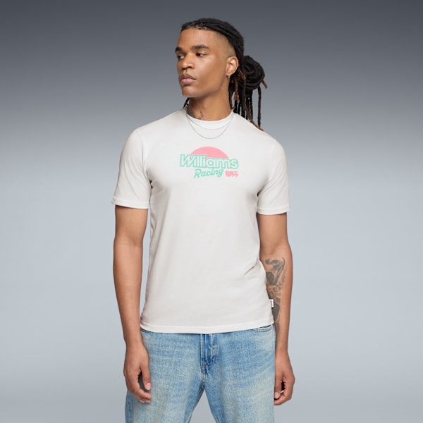 

Мужская футболка с символикой автоспорта Williams Racing Puma, мультиколор