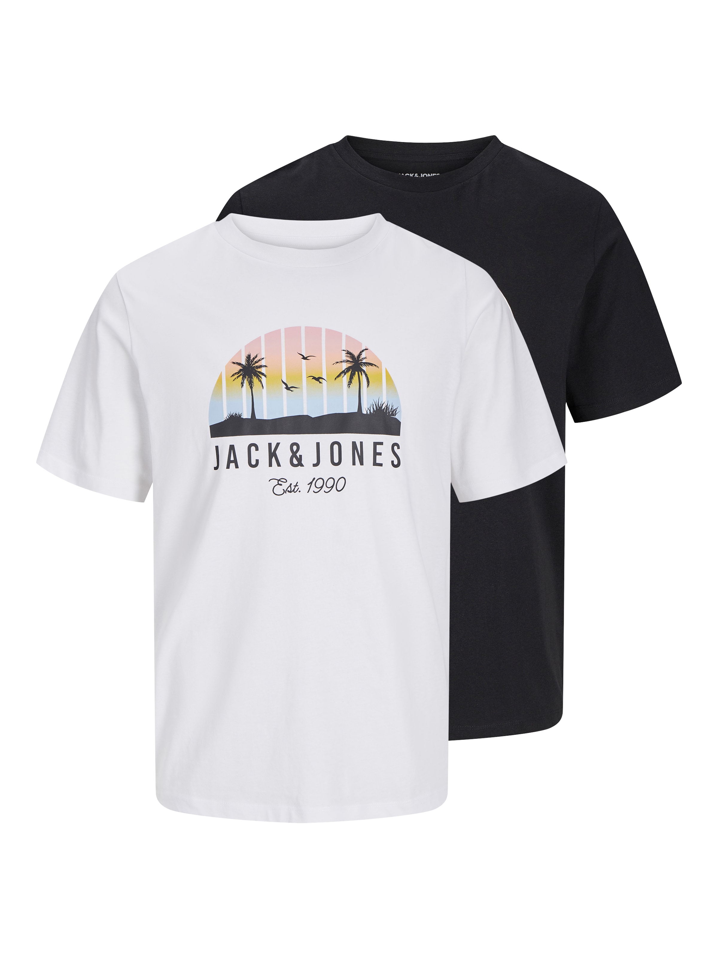

Jack & Jones Junior Футболка в черном и белом цветах