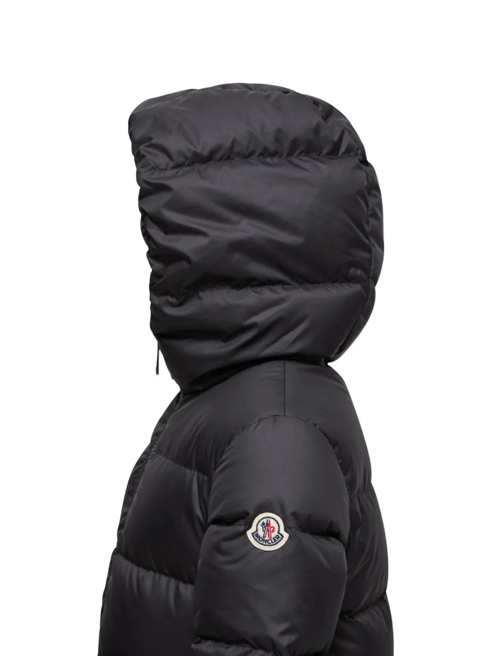 Куртка с капюшоном Elizaveta Moncler Enfant, черный — фото 4