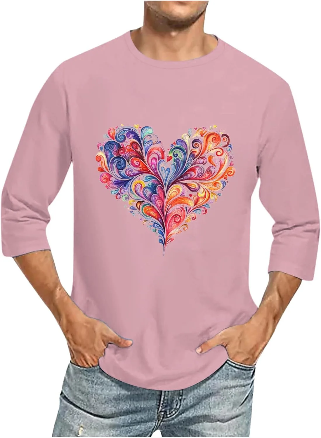 

Мужская футболка с коротким рукавом Crew Neck Casual Loose Fit Smxrfitk