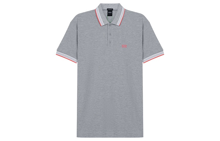 

Футболка поло мужская серая HUGO BOSS