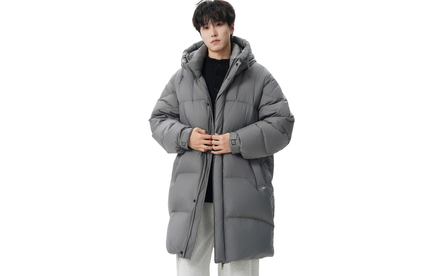 

Пуховая куртка унисекс из коллекции Feather Wings Collection Cloud Canvas Collection Warrior, серый 90 fleece-lined and thickened