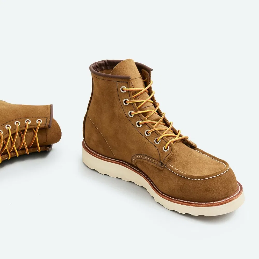 Мужские ботинки Red Wing Shoes 6-дюймовые Moc Toe 8881 Olive Mojave — фото 3