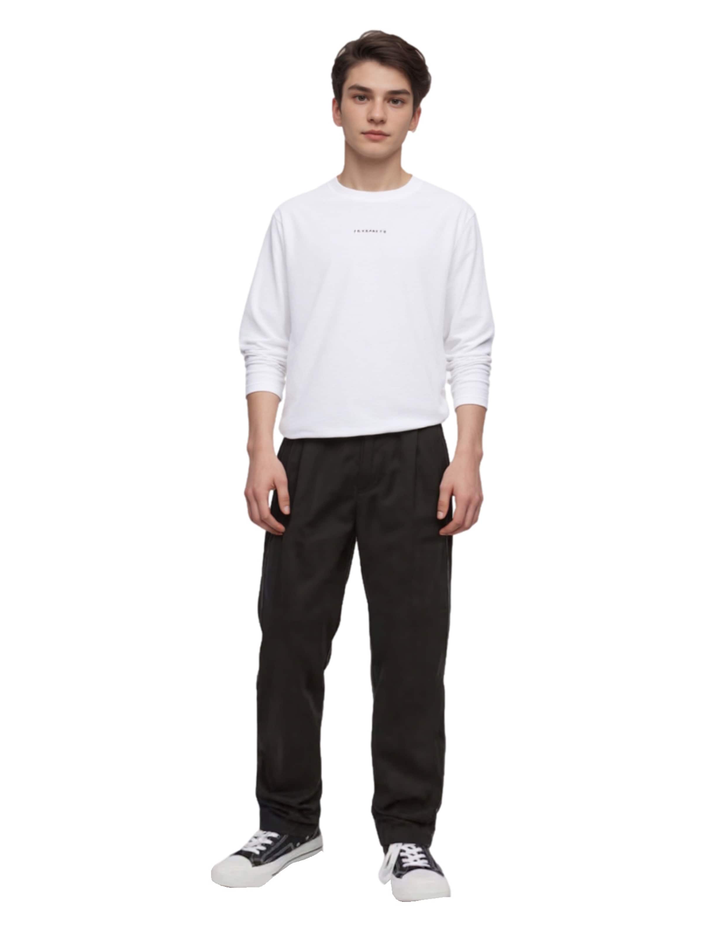 Jack & Jones Junior Лонгслив в белом цвете — фото 4