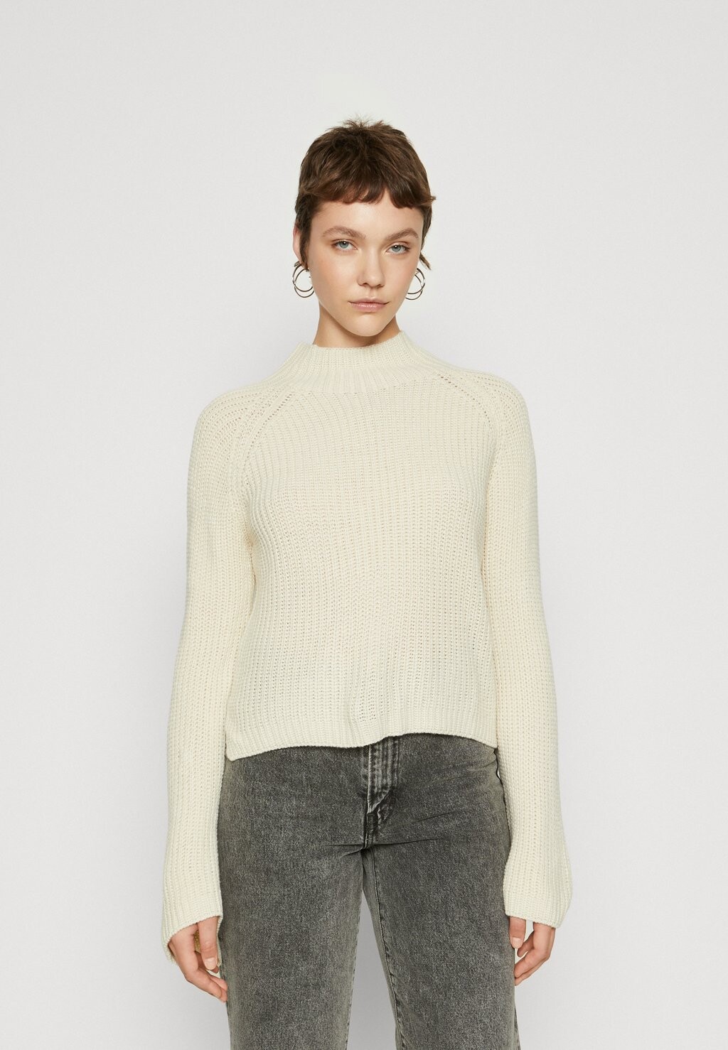 

Свитшот JDY JDYJUSTY TINE SLIT, цвет birch