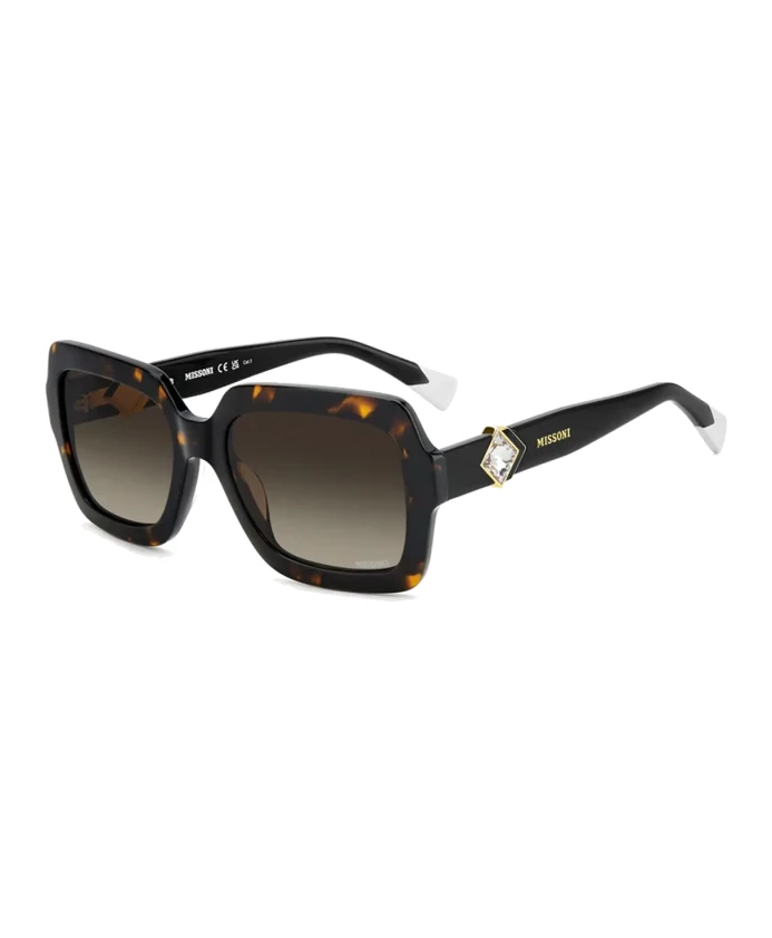 

Солнцезащитные очки Havana с коричневыми градиентными линзами Missoni, коричневый