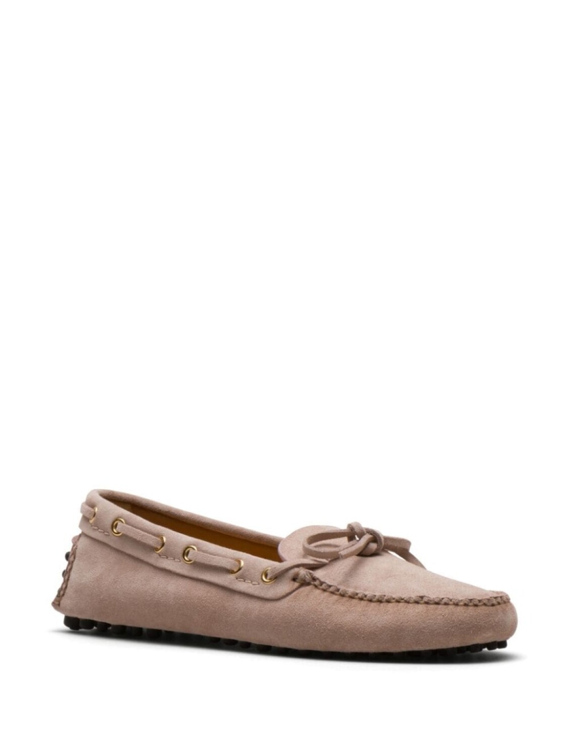 Car Shoe мокасины с бантом, нейтральный цвет — фото 2