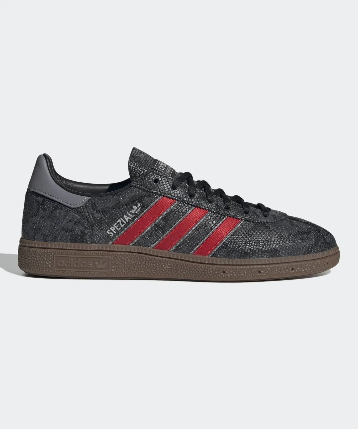 Унисекс кроссовки Handball Spezial из натуральной кожи Adidas чёрные