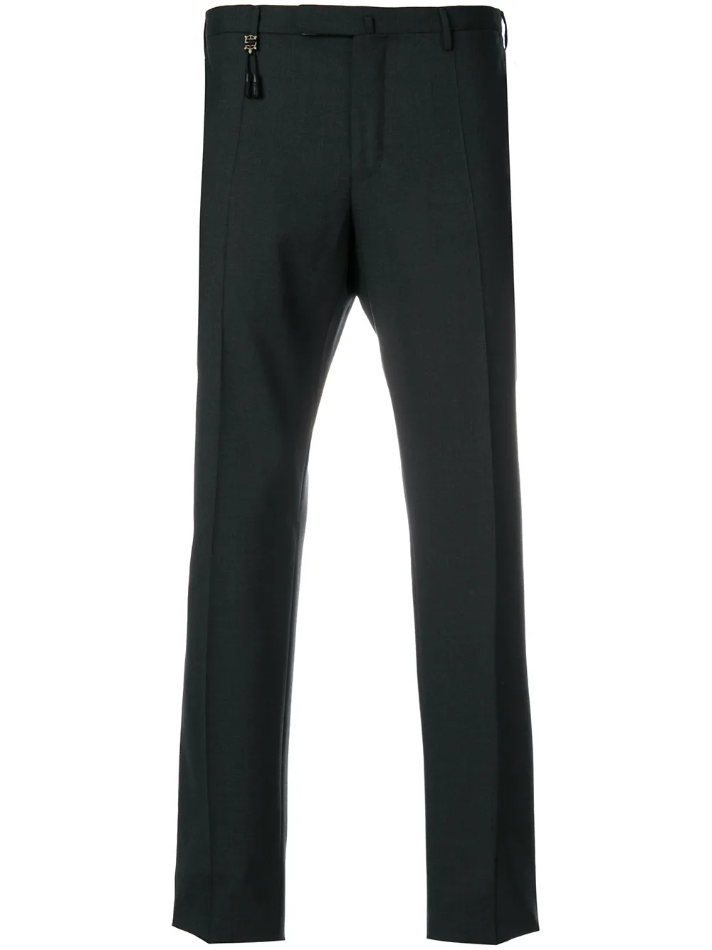 

Строгие брюки кроя слим Incotex, серый