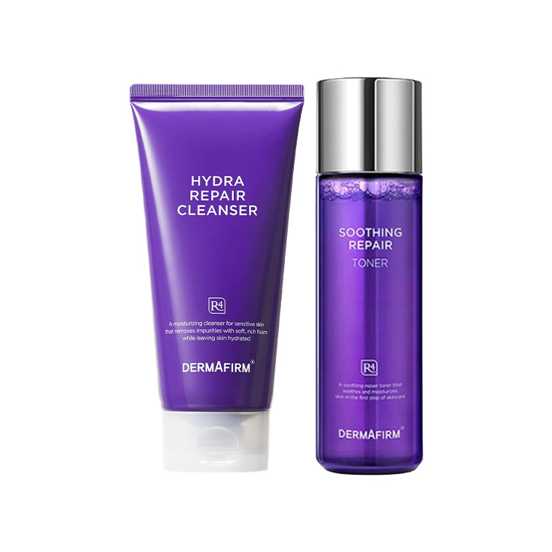 

Набор для ухода за кожей perilla water cleanser увлажняющий и восстанавливающий 150г+200мл DERMAFIRM+, Two-Piece Set: Cleanser 150g+Repairing Lotion 200ml