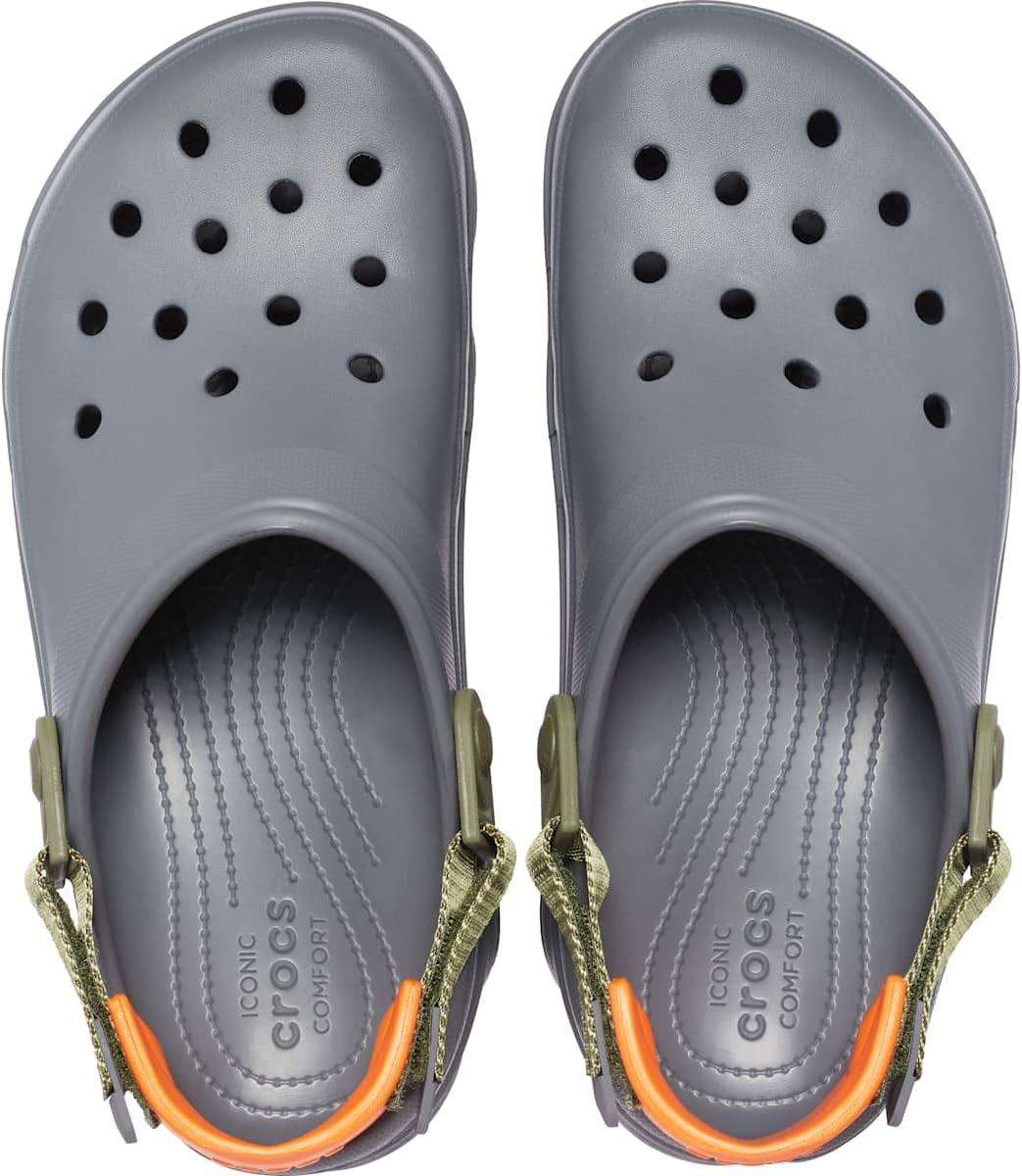 Классические универсальные сабо для взрослых и унисекс Crocs, серый — фото 4
