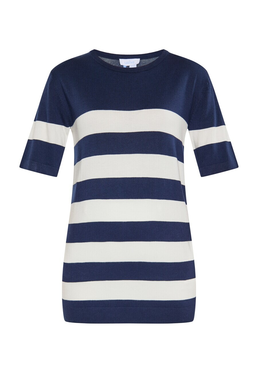 

Тонкий вязаный свитер usha BLUE LABEL Sweater, морской синий