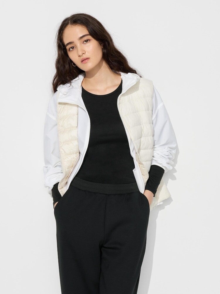 

Футболка с круглым вырезом heattech Uniqlo, черный