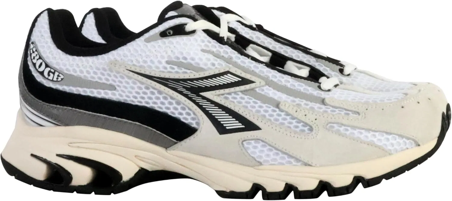Кроссовки Diadora Mythos Propulsion 280 Mascotte, беговые, унисекс, верх из синтетических материалов и замши, Black — фото 3