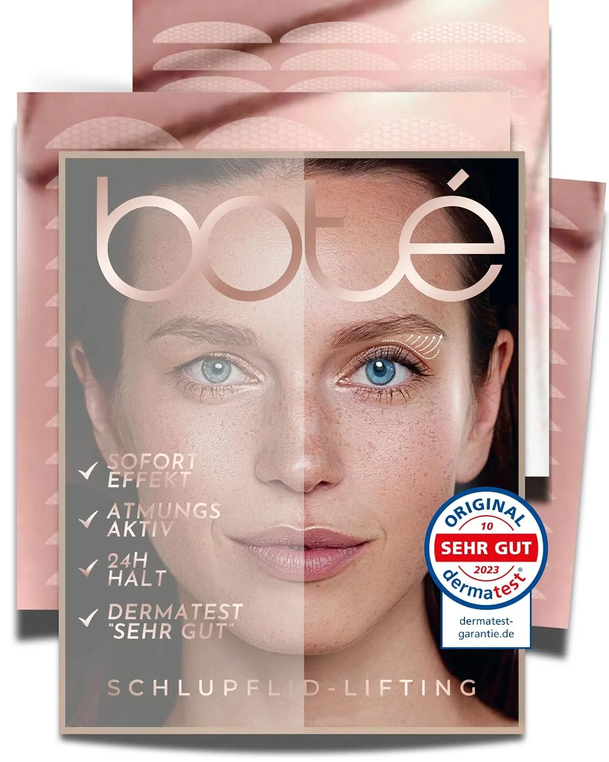 Стартовый набор невидимых дышащих полосок для век BOTÉ 168 No brand